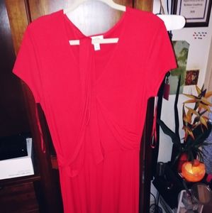 New talbots red cocktail dress